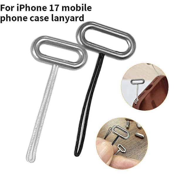 Gjeldende for iPhone 17 telefondeksel med justerbar kryssstroppspenne white/1pcs