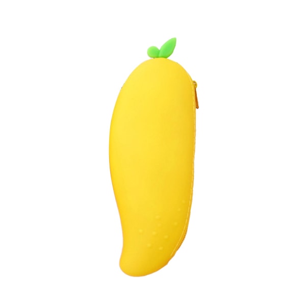 Gulrot Banan Frukt Silikon Penal Oppbevaring Pen Bag Mynt Veske nøkkel lommebok Mango