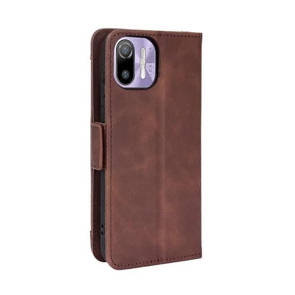 Skinnetui med kalvemønster for Ulefone Note 6 / Note 6P (Rosa) Brown