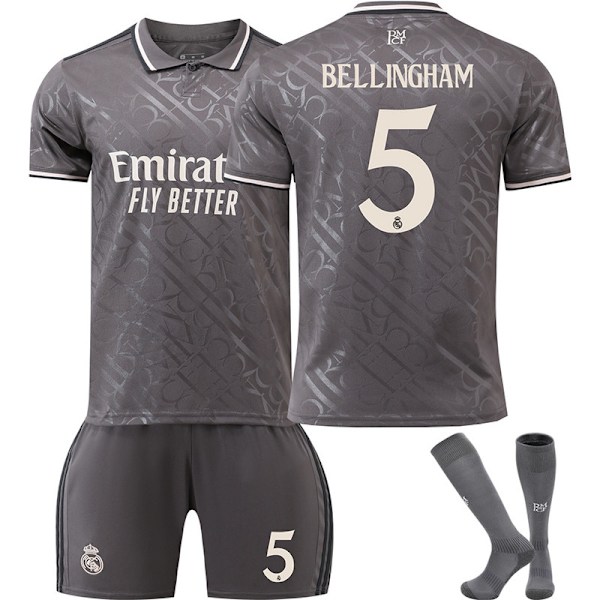 Real Madridin 2024-2025 Vieraspaita Lapsille, Nro 5 Bellingham XS