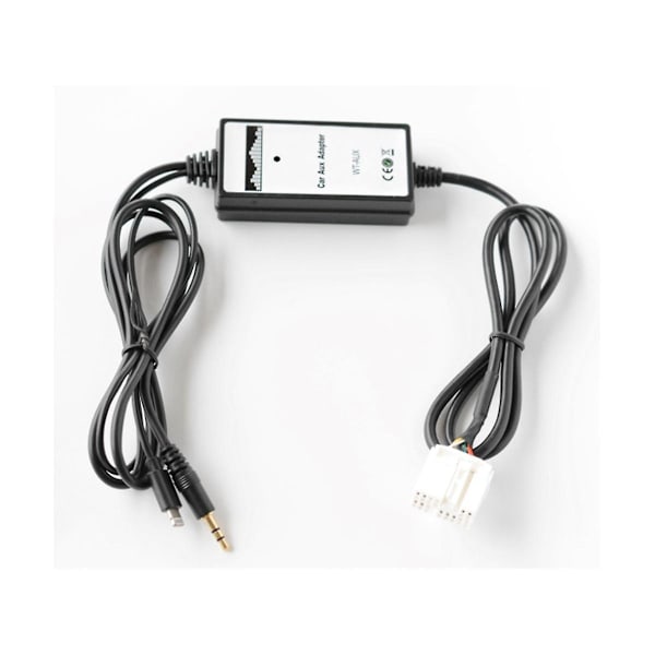 Bilstereo Aux Adapter Stereo CD-växlare för Avensis Yaris (passar inte Navi och pekskärm) Black