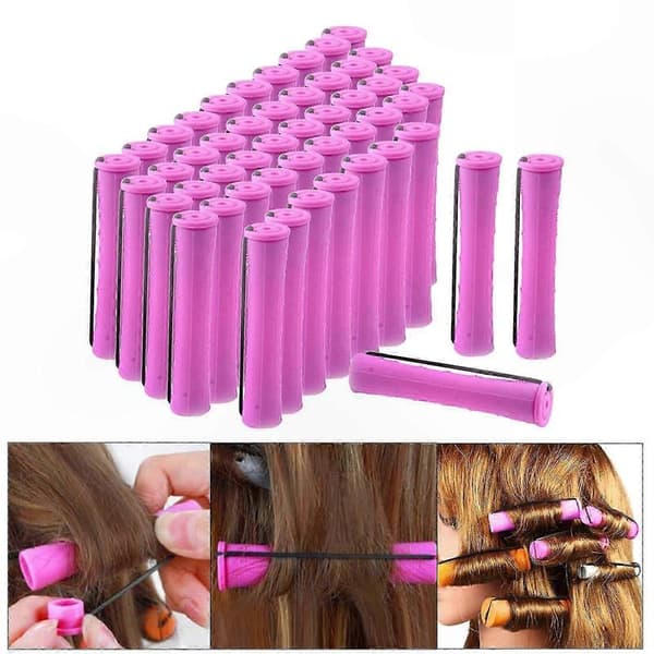 Små Medium Store Permanentstave til Naturlig Bølget Hårstyling 50Pcs 1.9cm