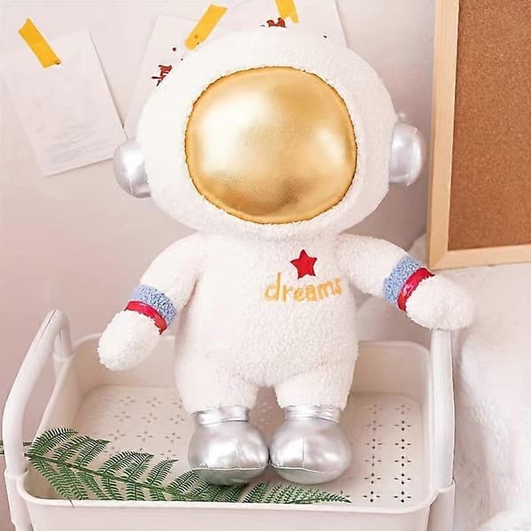 Astronaut Doll Plush Toy Rocket Pillow Airplane Pillow Study Decoration Children's Birthday Gift-lingling Rocket