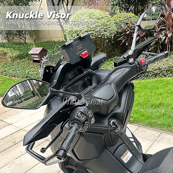 Til YAMAHA XMAX125 XMAX300 XMAX 125 X-Max 300 2023 2024 Ny Knuckle Visor Motorcykel Vindtæt Håndbeskytter Håndbeskyttere Vindskærm