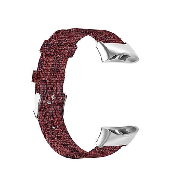 Garmin Forerunner 45 / 45s / Swim 2 Universal Nylon Canvas -kellon ranneke Wine Red