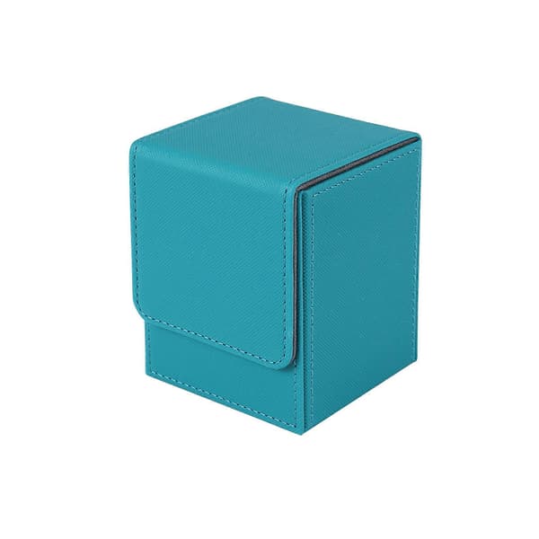 Kortetui Deck Box til kort med sleeves Deck Game Box til Yugioh MTG Binders: 100+, Himmelblå