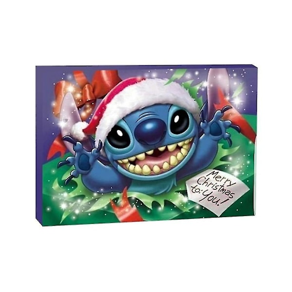 Anime Disney Lilo & Stitch Legering Charm Tilbehør Julekalender Armbånd Halskjede Smykke DIY Smykker Nedtelling Kalender-w3 B