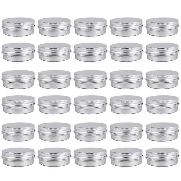 30-pack skruvlock läppbalsamburkar med lock (1 oz)