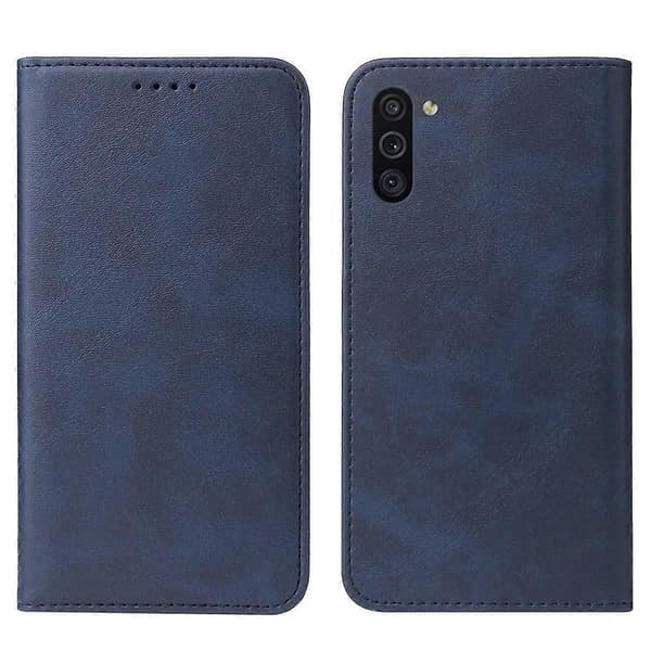 Magnetisk læder telefoncover til Samsung Galaxy M11 Blue
