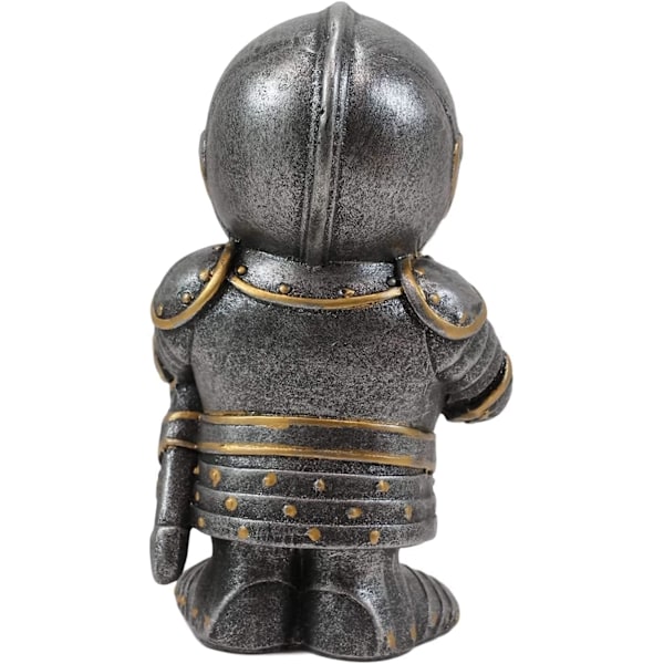 Trädgårdstomtar Dekorationer Riddarstaty Figurer Medeltida Tempelriddare Korsfarare Vakt Rustning Utomhus Gård Gräsmatta Konst Dekor Harts Gåvor Knight H
