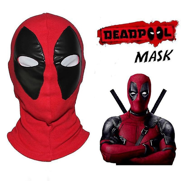 Halloween Jul Deadpool Cosplay Full Head Mask Party Superhjälte Fancy Dress Up Hjälm Halloween Kostym Prop