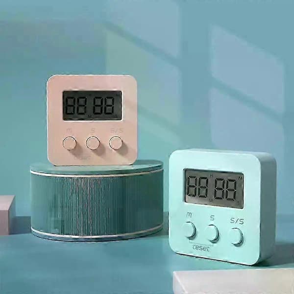 Digital Timer Påminnelse Timer Kjøkken Baking Student Postgraduate Eksamen Spørsmål Studie Stoppeklokke Trening Timer Elektronisk Timer Pink