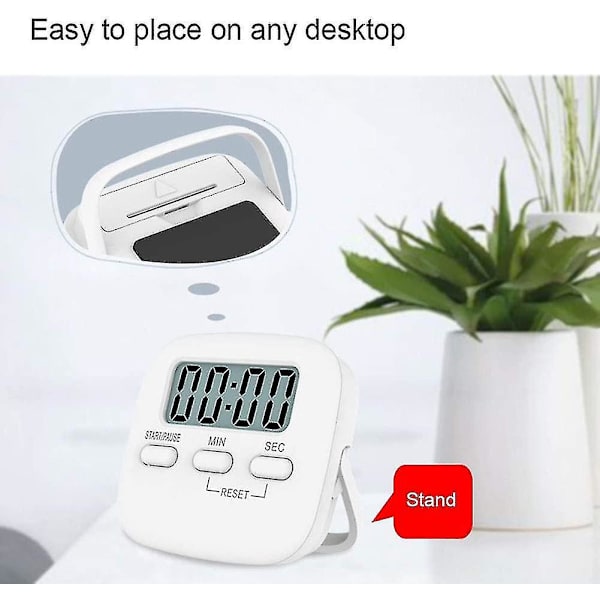 Digital Køkken Timer Nedtælling Swatch Timer Store tal