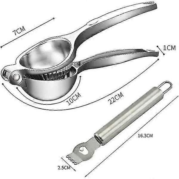 Citronpresser Rustfrit Stål Metal Manuel Juicer Citrus