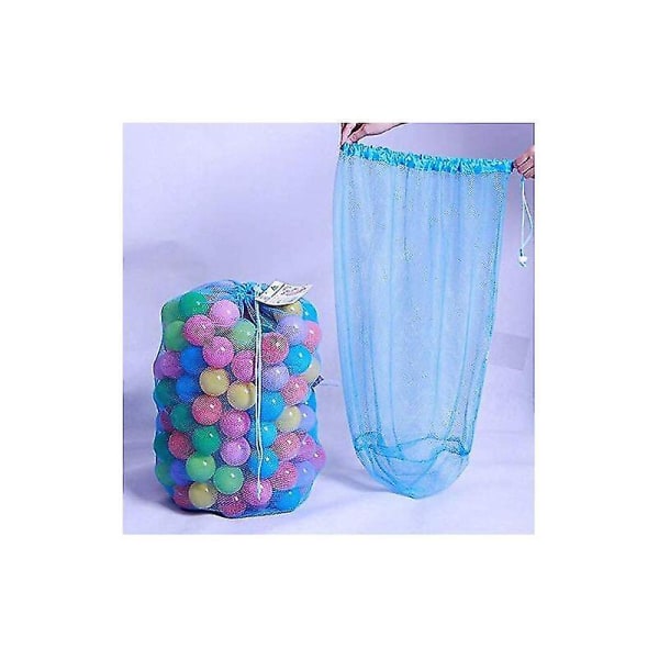 Ball Pit Storage Net Toy Storage Toy Bag Förvaringsväska, Rymmer 200 6cm Marine