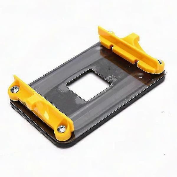 CPU Køleplade Monteringsbeslag Bagplade til AMD Ryzen Socket AM4 CPU Blæser Køler Black Square Hole
