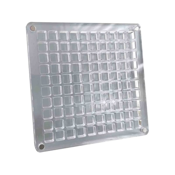 Akryl Magnetic Seashell Display Box, 36/64/100 Grids Klar akryl Seashell Display Box, 100% Ny -GSL 100 Grids