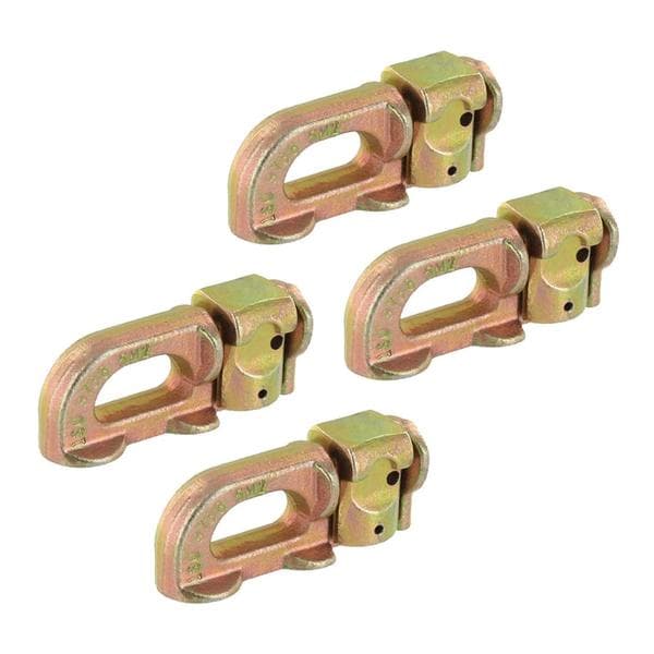 1/2 4x Lastkontroll L-skena Dubbel Stud Fäste Lastkontroll 2Sets