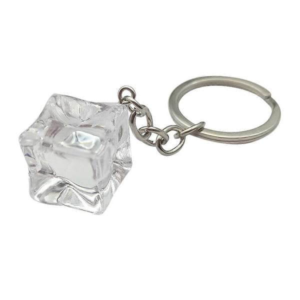 Isbit Nøglering i Resin, Isbit Nøglering, Biltaske Nøglering Tilbehør
