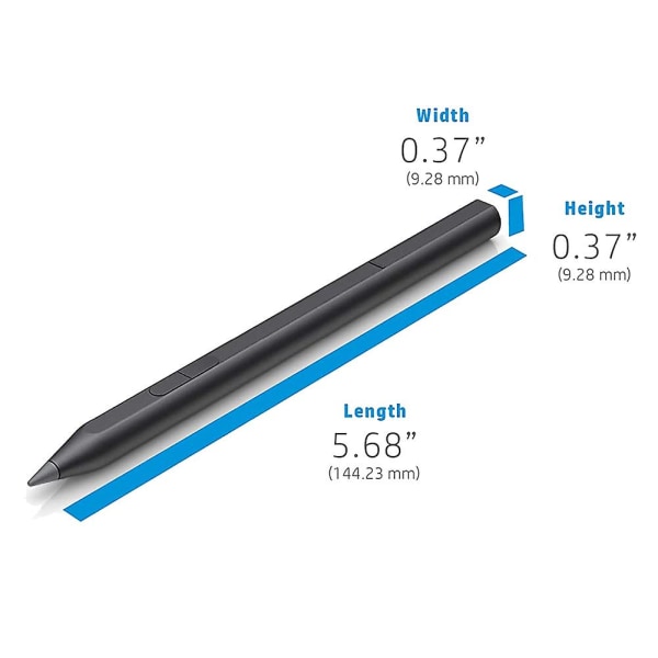 Ladattava Stylus Pen 2.0 kallistuskynä kosketusnäyttölaitteille Pavilion X360 Convertible 14 tuumalle grey