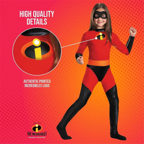 3-14 år Barn Tenåringer Gutter Jenter Violet The Incredibles Kostyme Superhelt Fancy Dress Up Cosplay-antrekk Sett Gaver 8-10Years