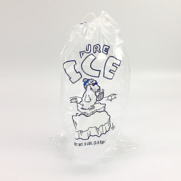 Engangs resirkulerbar ispose med snøring 100 stk - punkteringssikker frysepose