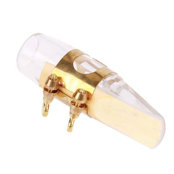 Altsaxofon Transparent Munstycke E Platt Kristallmunstycke Kit Set Med Lock/Klämma/Rörblad