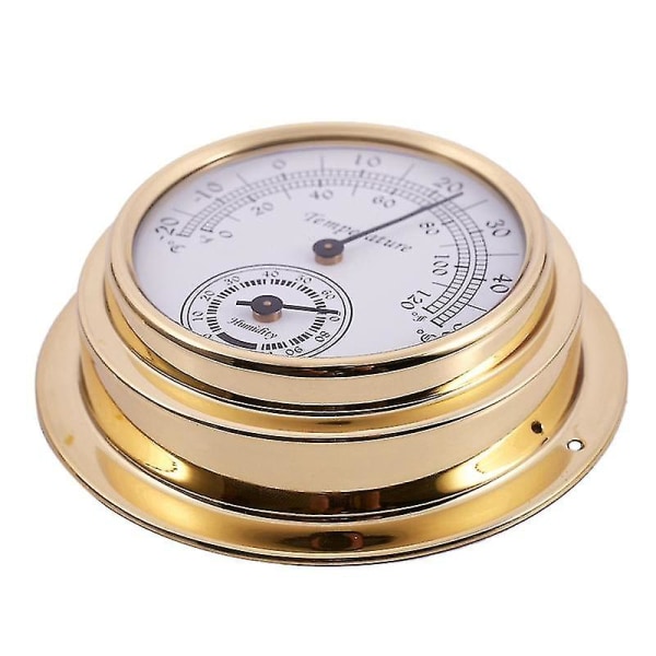Nyt-termometer Hygrometer Barometer Ure Ur 2 Hele Sæt Vejrstation Meter