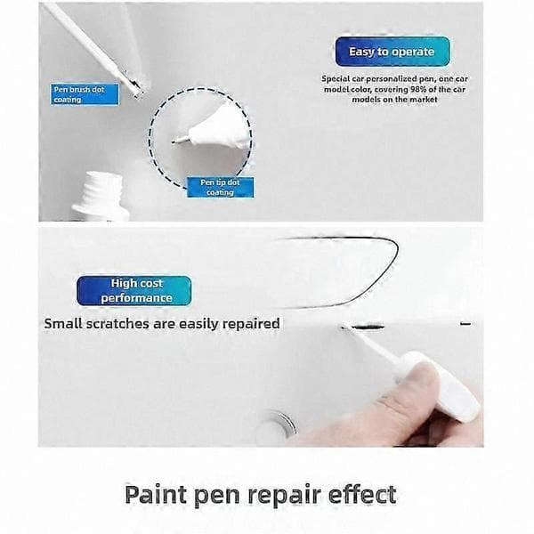Haval H6 Touch Up Paint Pen - Præcis farvematch, ridse-reparationssæt Simple White