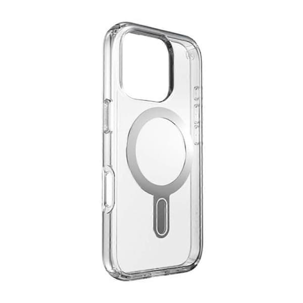 Deksel til iPhone 16 Pro Presidio Støtsikker MagSafe med ClickLock-system Transparent