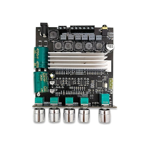 -tb22 5.1bluetooth Power Amplifier Board 50w kanalforstærkerkort med 100w subwoofer til lyd Black