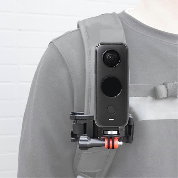Justerbar roterbar aluminiumslegering 1/4 adapter for Pocket 2/insta360 One X2