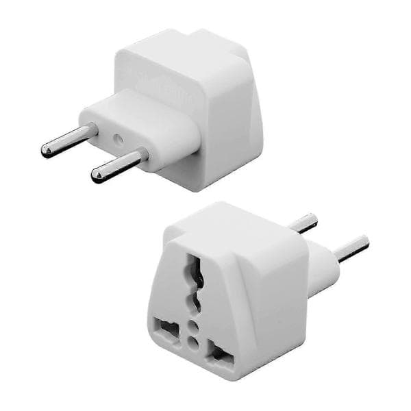 Universal rejseadapter til USA og Caribien - Type C stik i hvid