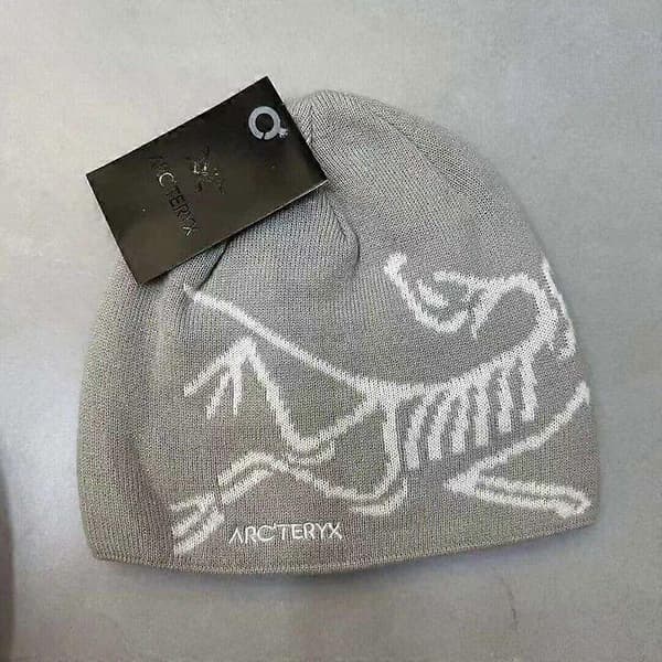 Fuglehoved Sort Toque Hue Orca Sort Merinould Strikket B Light gray