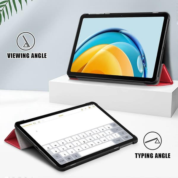 Læder Tablet Case Til Huawei Matepad SE 10.4 2022 Red