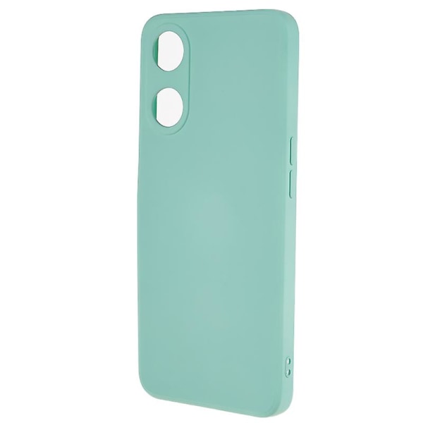 Til Oppo A58 5g Fiberforing Gummibelagt TPU etui Anti-ridse telefoncover Light Green