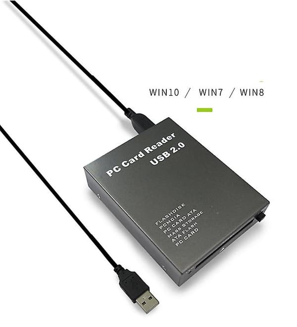 USB 2.0 til PC ATA PCMCIA Adapter Flash Disk Hukommelseskortlæser Kompakt Konverter