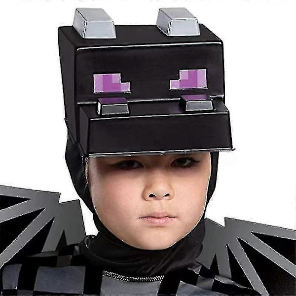 Minecraft Creeper Cosplay Kostym Jumpsuit för Barn Halloween Maskerad R_s 6-7Years