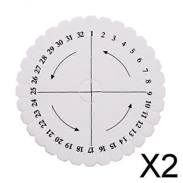 2-7kpl Kumihimo-levy, narusolmu, helmityö, käsintehty kudontalauta 2 Pcs