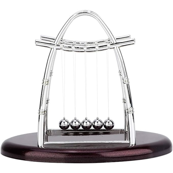 Utdanningsvitenskap Newtons Cradle Balance Balls Stress Relief Lekepynt for hjemmekontor Desktop(M)