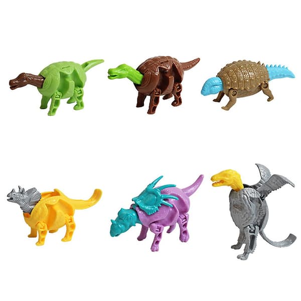 Deformerbare Dino Figurer Skrivebordsdekorasjon Dinosaur Egg Mikser
