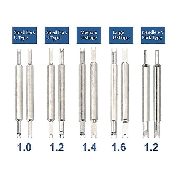 Urrem Spring Bar Plier Tool Sæt, Urrem Pliers, Spring Bar Pinset Værktøj, til Urrem Spring Bar Pi black