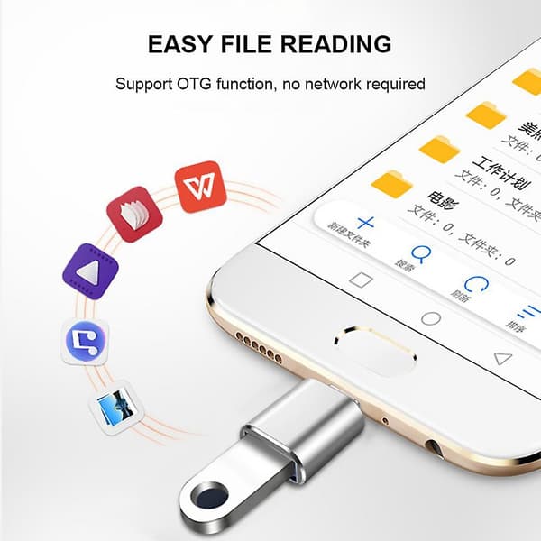 Ryra Otg -sovitin, tyyppi C - USB 3.0 -liitin, datakaapeli, uros-naaras