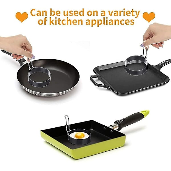 Omeletform i rustfrit stål