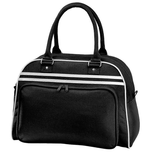 Bagbase Retro Bowlingväska (23 liter) Black/White One Size