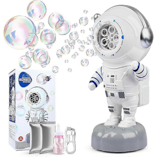 Ny Uppgraderad Bubbelmaskin Automatisk Bubbelblåsare Elektrisk Bubbelmaskin Roterad 360 För Barn Vuxen Usb Laddning