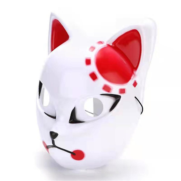 Demon Slayer Ræv Cosplay Maske Halloween Kostume Tilbehør Karneval Maskerade Japansk Anime Fancy Dress Up Fest Props B