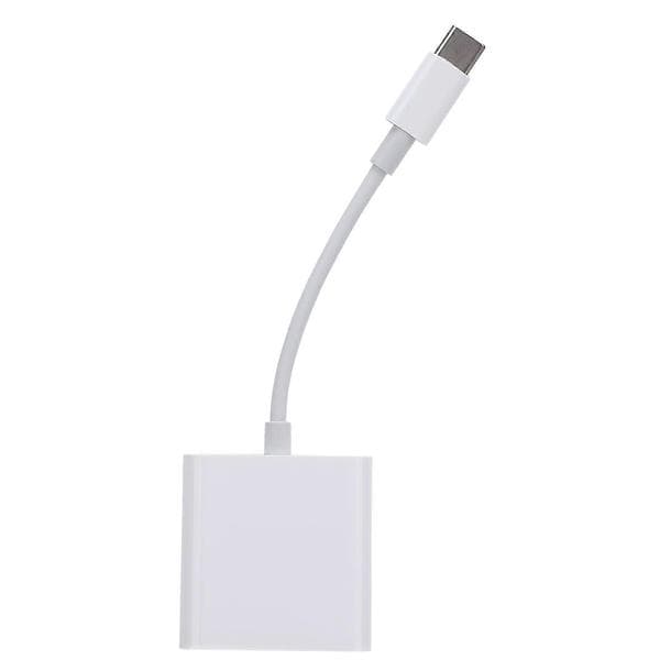 2 i 1 USB C-adapterkortläsare stöder kameraminneskort för telefoner bärbara datorer läshastighet 500 MB/S Plug and Play