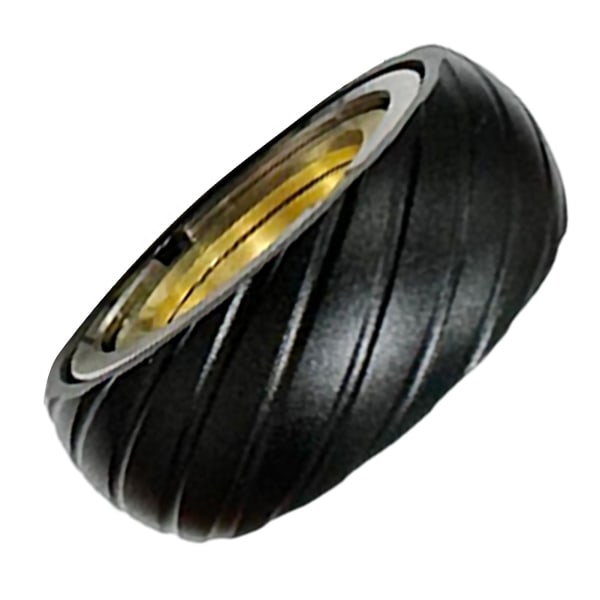 Motorcykel dæk Fidget Ring Funny Stress Relief Finger Træning Rustfrit stål Spinner Ring EDC Legetøj Børn Voksne Gave T