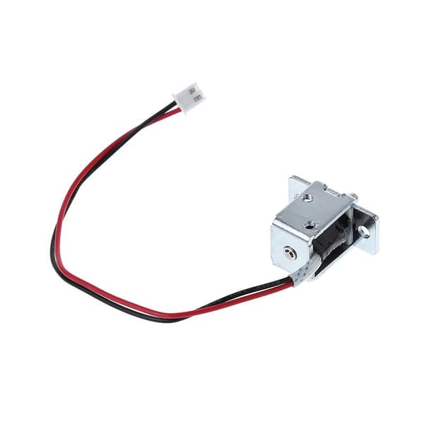 DC 12V/0.5A Electromagnetic Solenoid Lock Security Easy to Install for Cabinet
